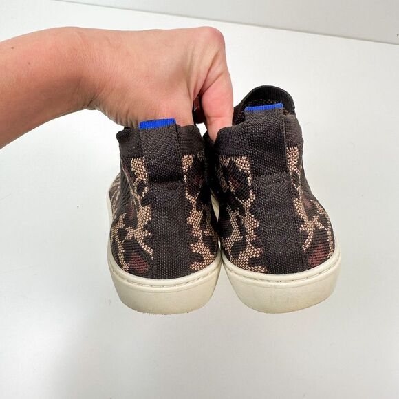 Rothy’s The Chelsea Wildcat Cheetah Print Shoes Sz 7.5 - Picture 6 of 12